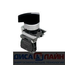 MTB4-BJ41 Переключатель на 2 положения с возвратом, длинная ручка, 1NO, IP65, металл