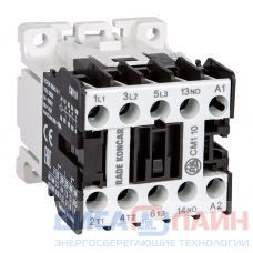 Мини-контактор CM1 10N 220/230V 50Hz, 3P, 12A/(20A по AC-1), 5.5kW(400VAC), 220/230VAC